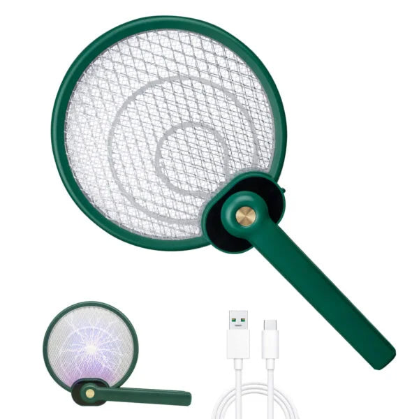 Foldable Electric Fly Swatter for Indoor and Outdoor