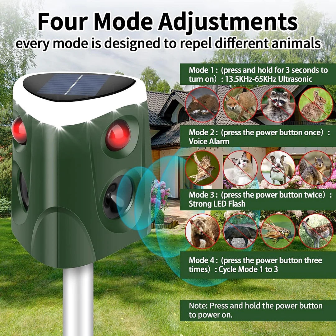 Eco-Friendly and Efficient Animal Deterrent